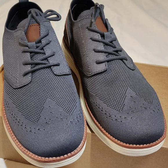 BOGO $2 Men's Gray Casual Shoes 9.5 NIB - Picture 4 of 13